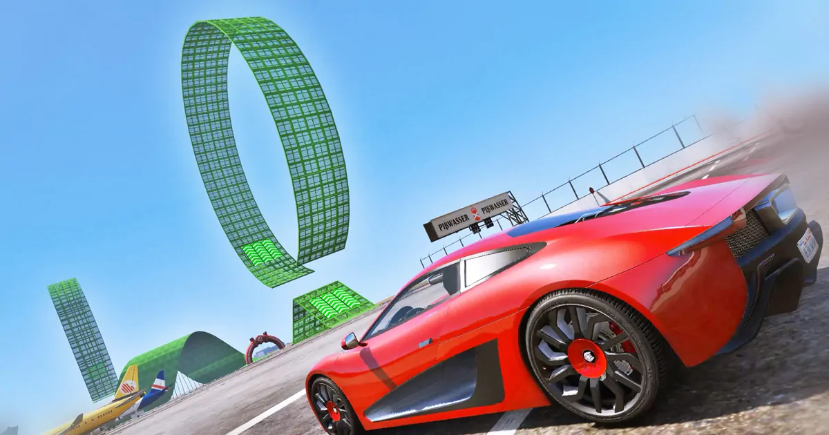 Image Crazy Car Stunts in Bionic World
