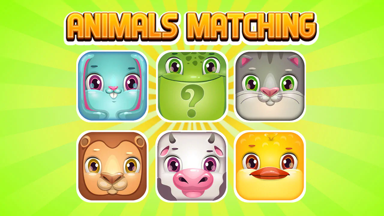 Image Animals Memory Matching