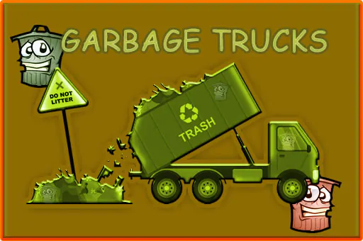 Image Garbage Trucks Hidden Trash Can