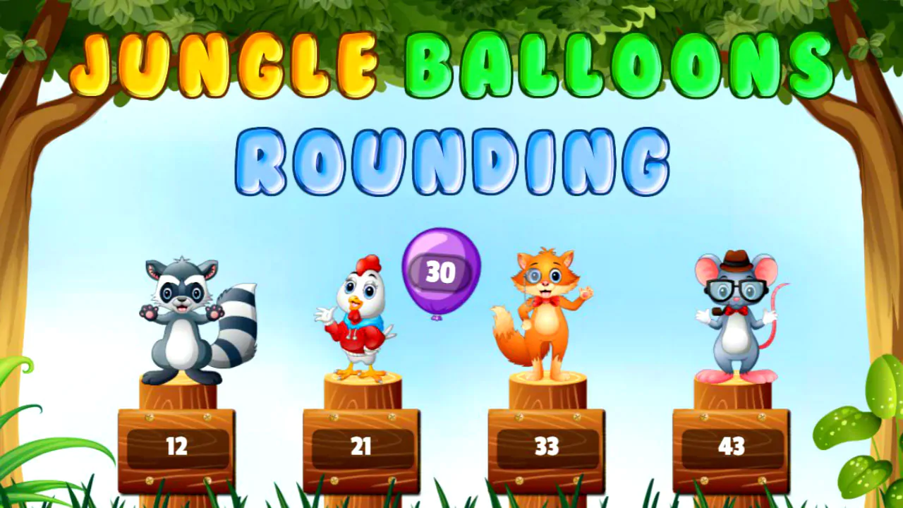 Image Jungle Balloons Rounding