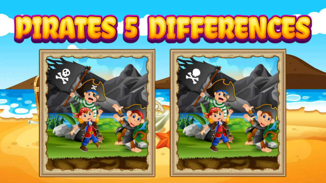Image Pirates 5 Differences